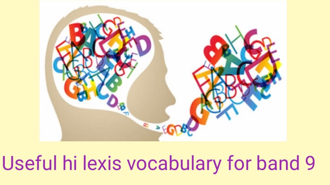 useful vocabulary for band 9